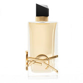 YSL Libre Le Parfum 90ml bottle featuring a sleek gold design with black cap, ideal for women seeking an intense luxury fragrance.