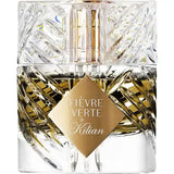 Kilian Fièvre Verte – Eau de Parfum (50ml) in a sculpted glass bottle with gold label, ideal for luxury fragrance collectors and perfume lovers.