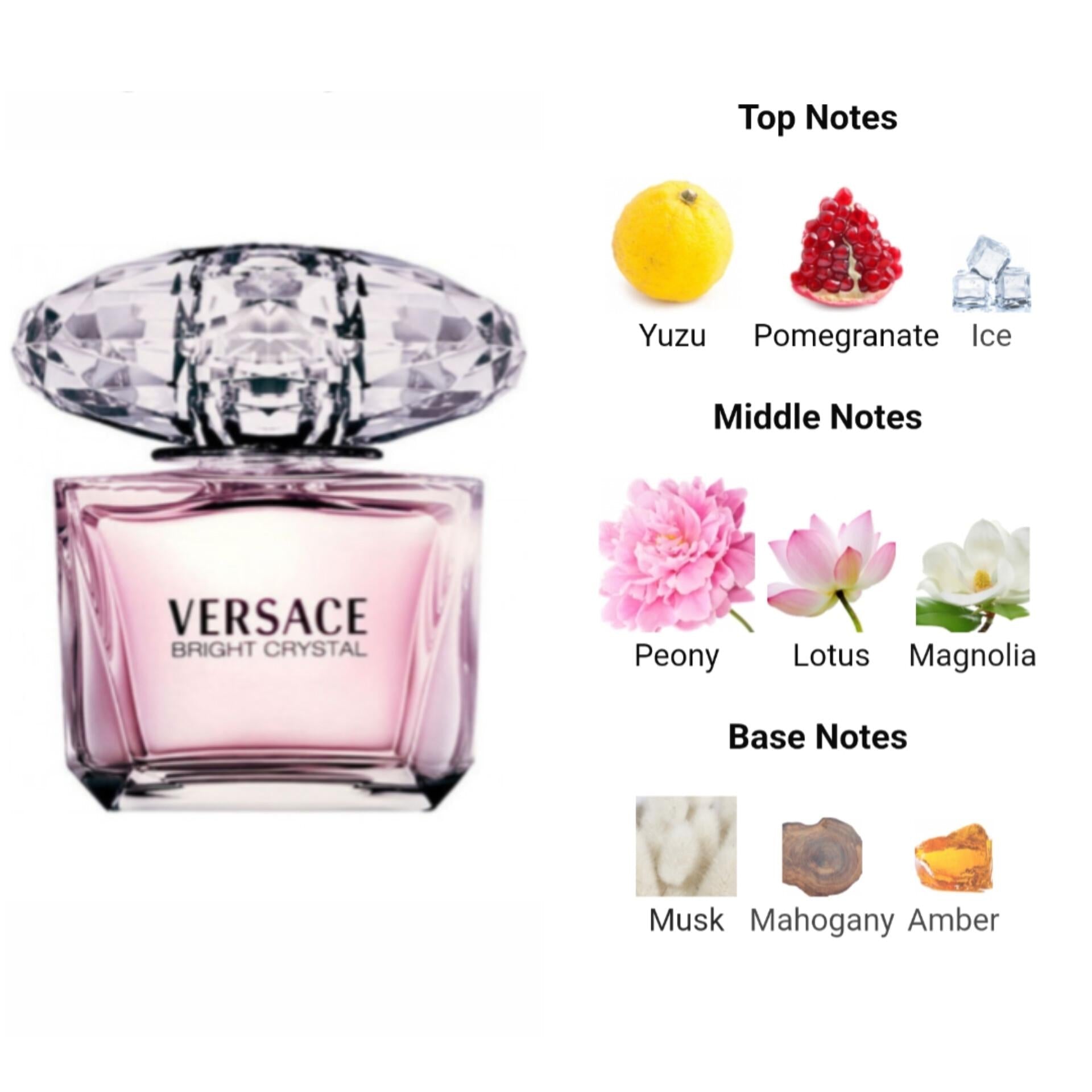 Versace Bright Crystal 3.0 oz / 90 ml Eau de Toilette Spray for Women - Versace 3.0 oz Eau de Toilette Spray - Savvy Steals